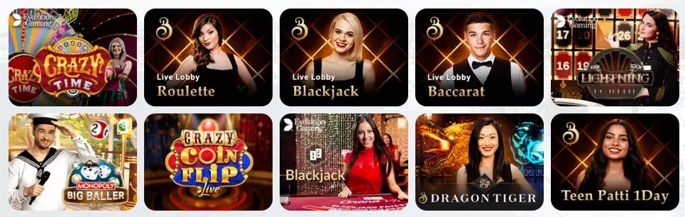 Giochi da casinò live WINKBET CASINO