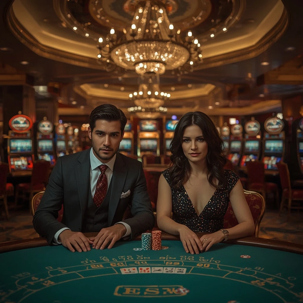Due giocatori di poker al WINKBET CASINO